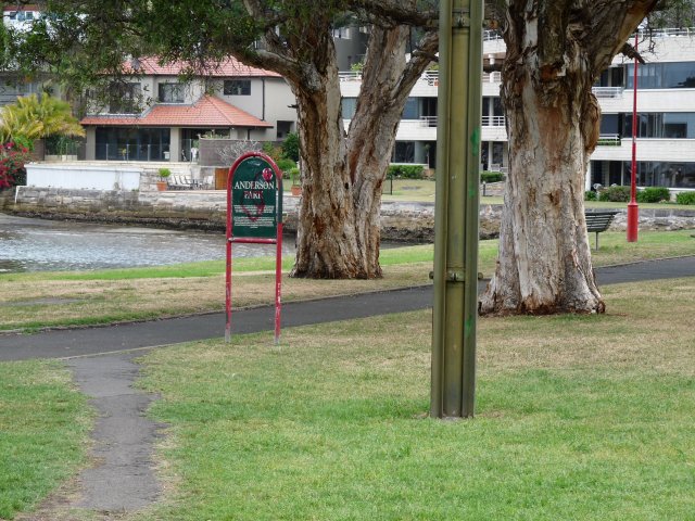 Anderson Park, Neutral Bay, once a popular camping site